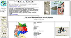 Desktop Screenshot of ferien-bei-christen.de