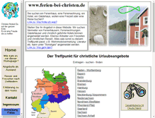 Tablet Screenshot of ferien-bei-christen.de